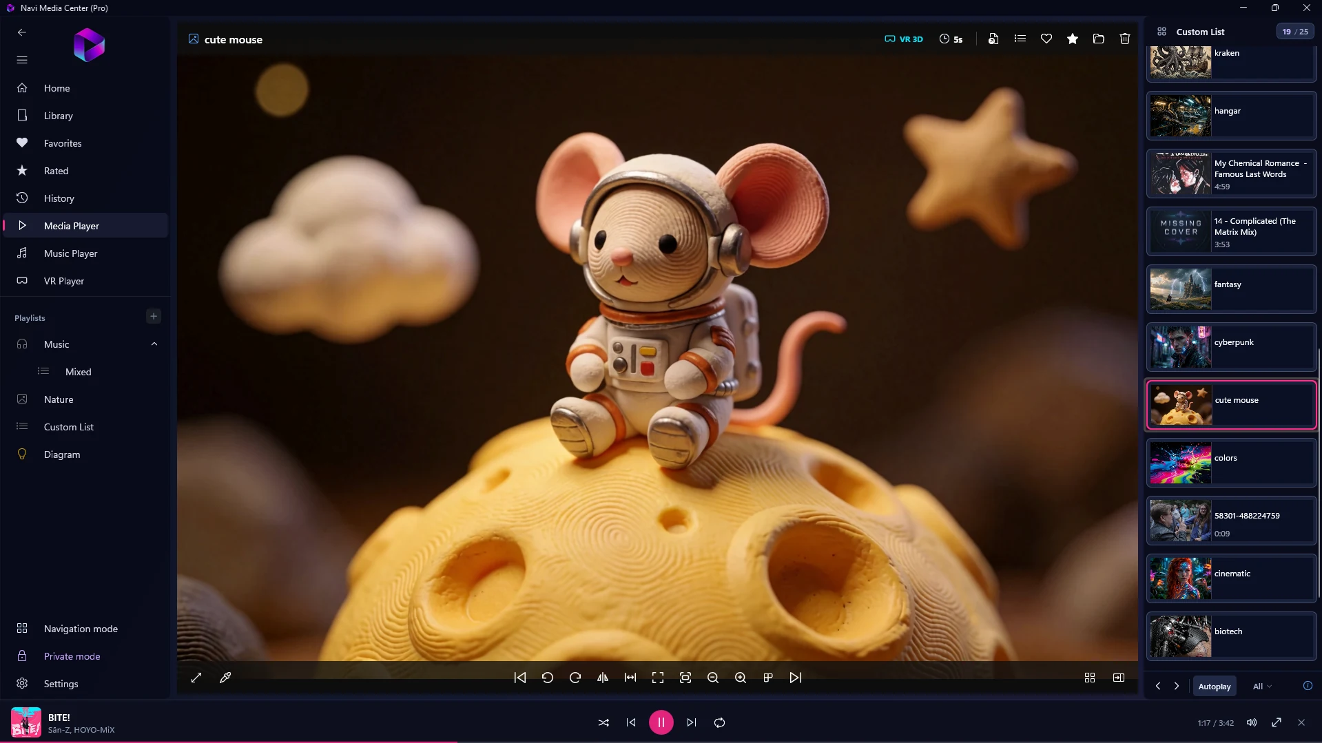Cinema Slideshow & Docked Mini-Player